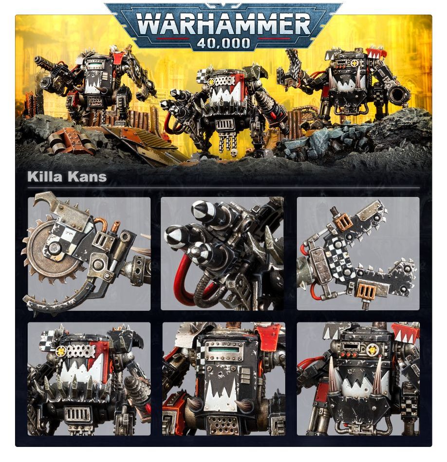 Warhammer 40k: Orks - Killa Kans (50-17)