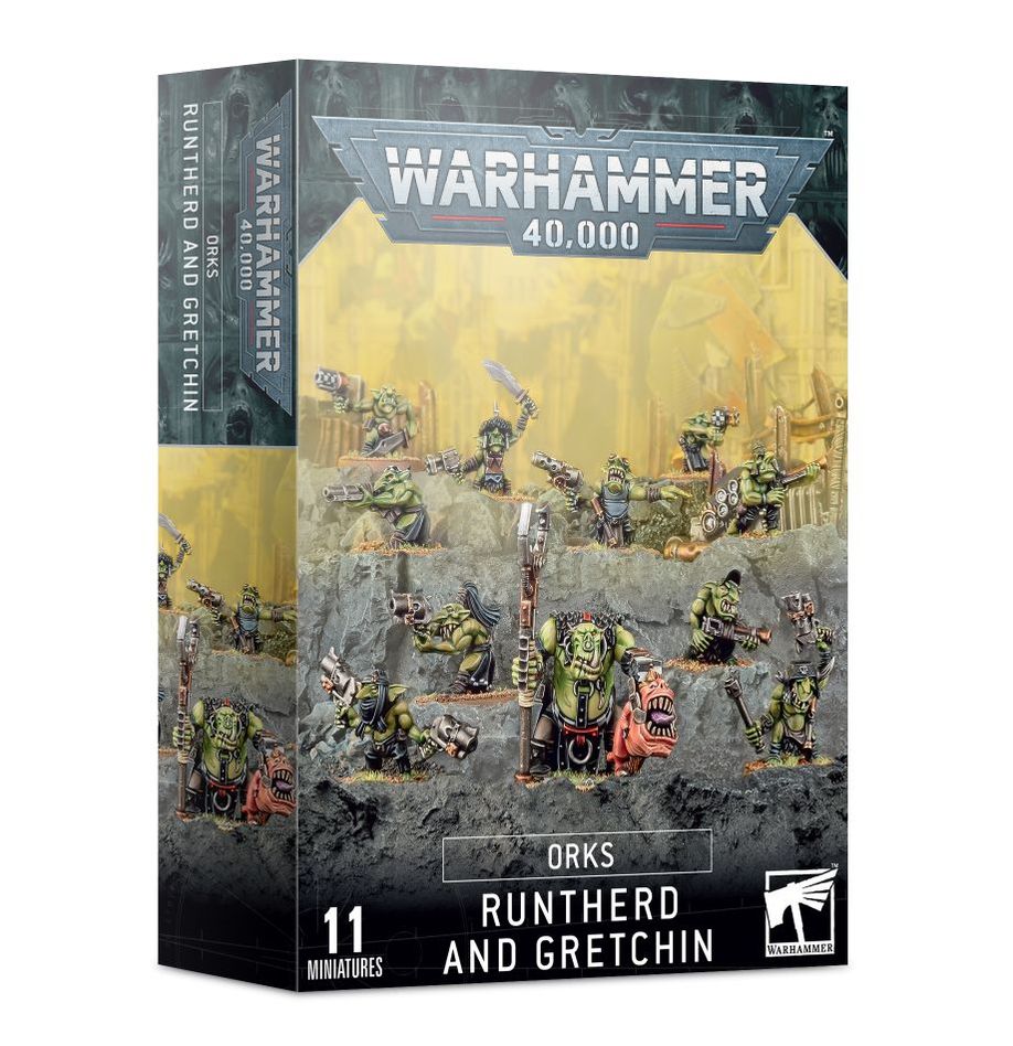 Warhammer 40k: Orks - Runtherd and Gretchin (50-16)