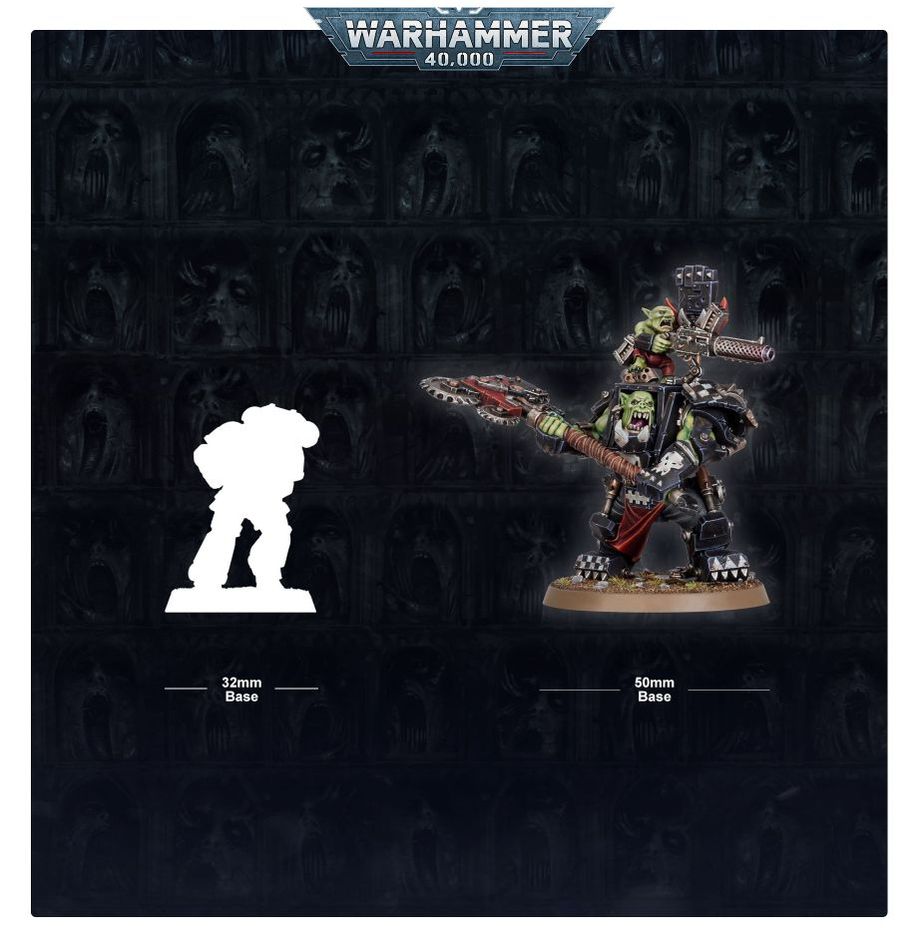 Warhammer 40K: Orks - Warboss in Mega Armour (50-56)