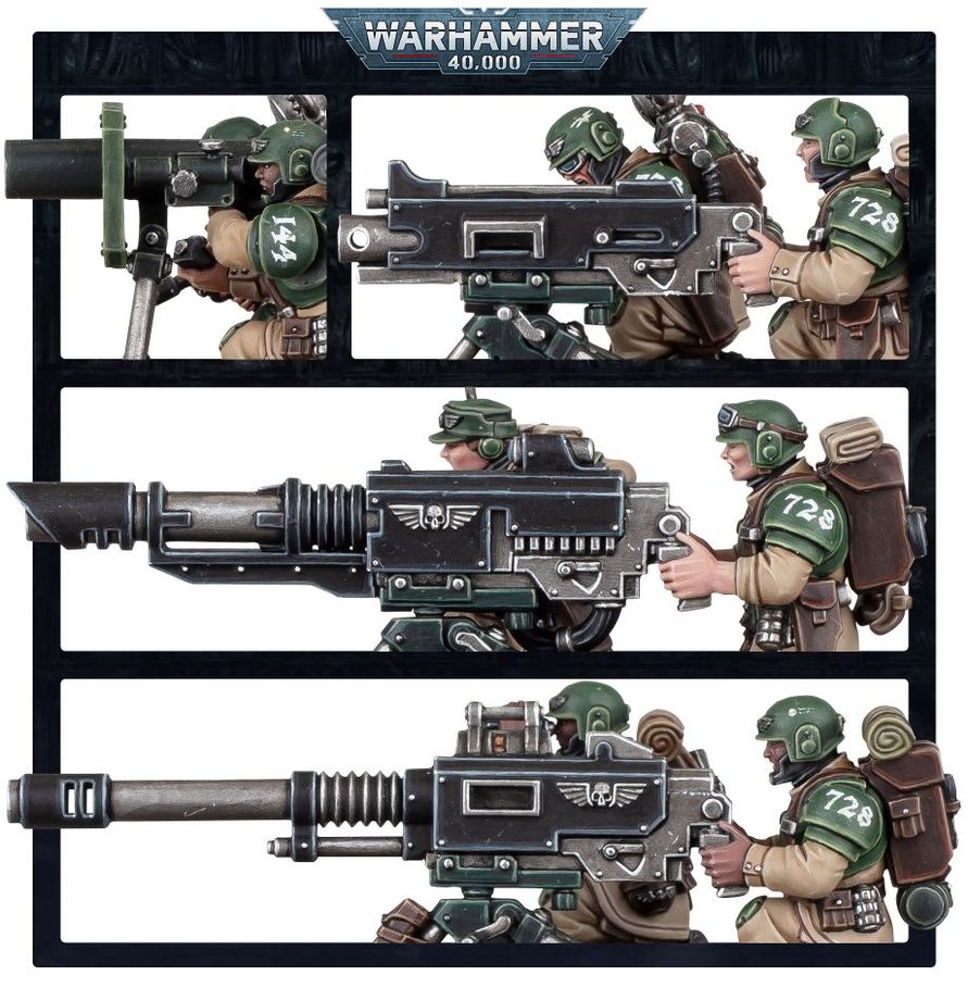 Warhammer 40k: Astra Militarum - Heavy Weapons Squad (47-19)