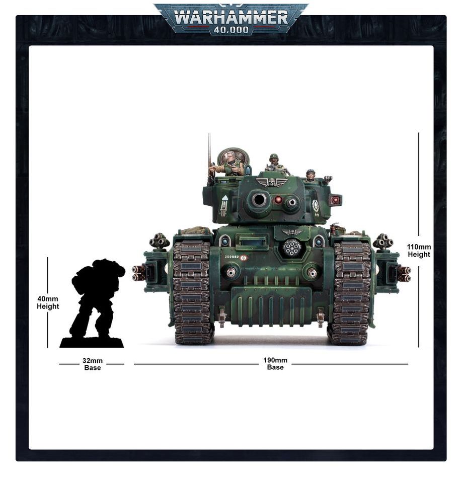 Warhammer 40k: Astra Militarum - Rogal Dorn Battle Tank (47-31)