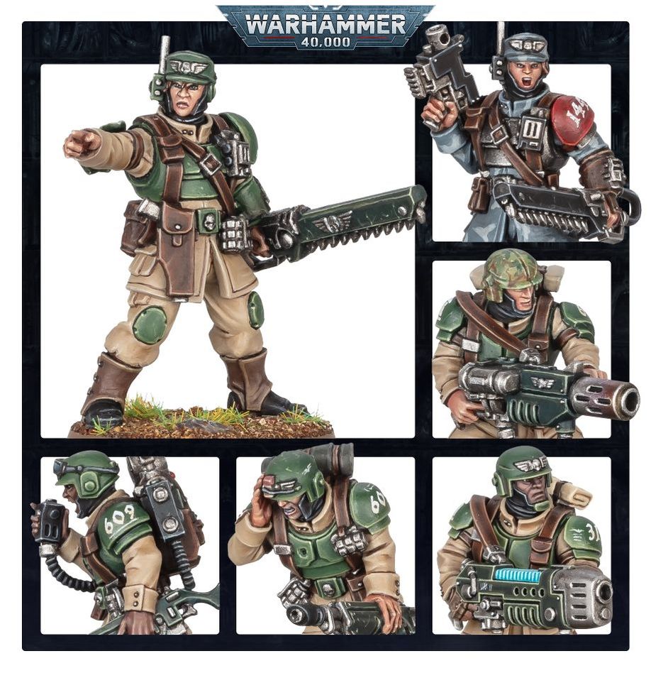 Warhammer 40k: Astra Militarum - Cadian Shock Troops (47-33)