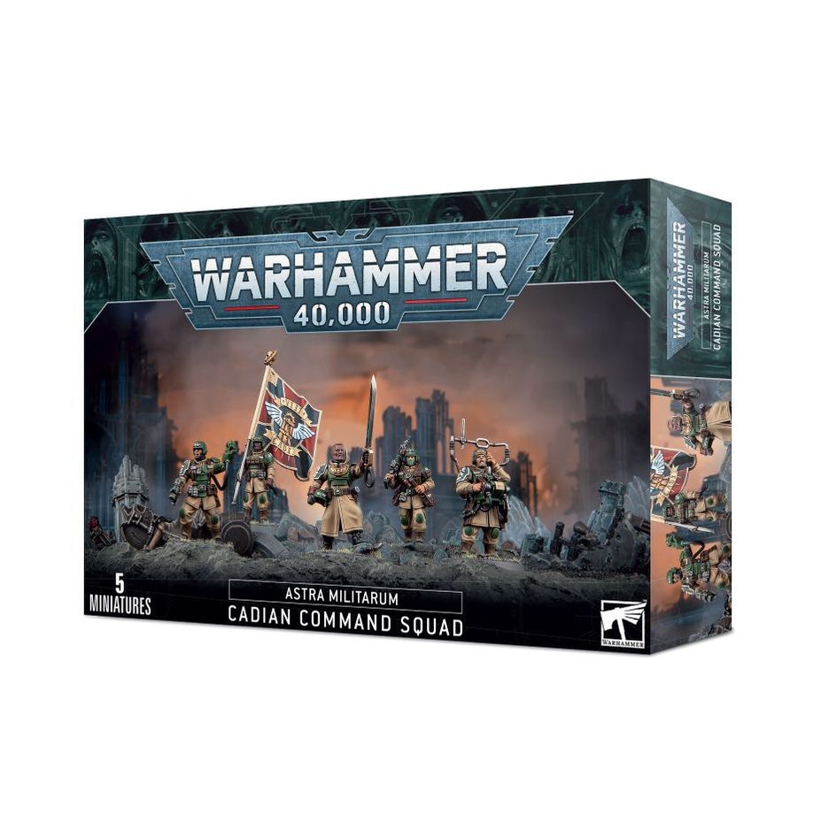 Warhammer 40K: Astra Militarum - Cadian Command Squad (47-09)