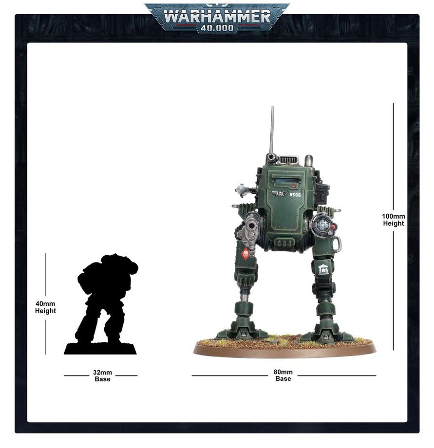 Warhammer 40k: Astra Militarum - Sentinel (Armored/Scout) (47-12)