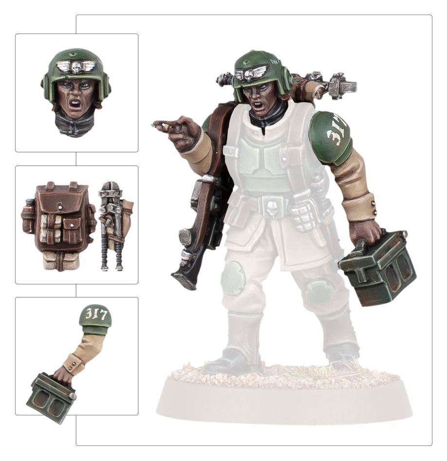 Warhammer 40k: Astra Militarum - Cadian Upgrades (47-40)