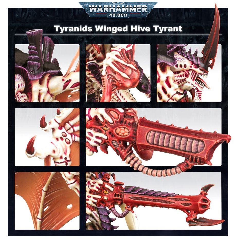 Warhammer 40k: Tyranids - Hive Tyrant (Hive Tyrant/Winged Hive Tyrant/Swarmlord) (51-08)