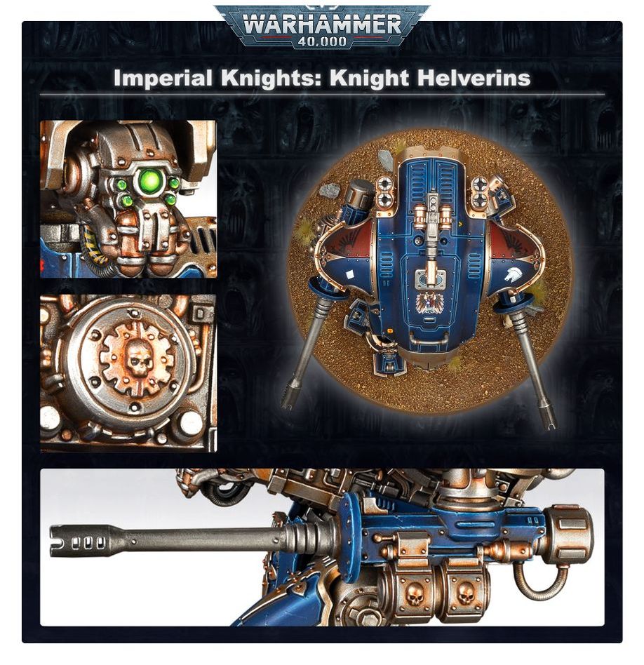 Warhammer 40K: Imperial Knights - Knight Armigers (Helverin/Warglaive/Huntsman/Executioner) (54-20)