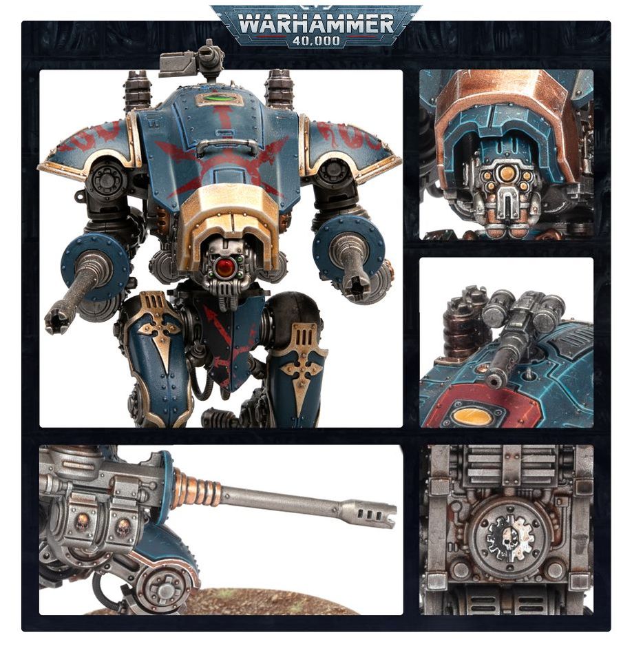 Warhammer 40K: Imperial Knights - Knight Armigers (Helverin/Warglaive/Huntsman/Executioner) (54-20)