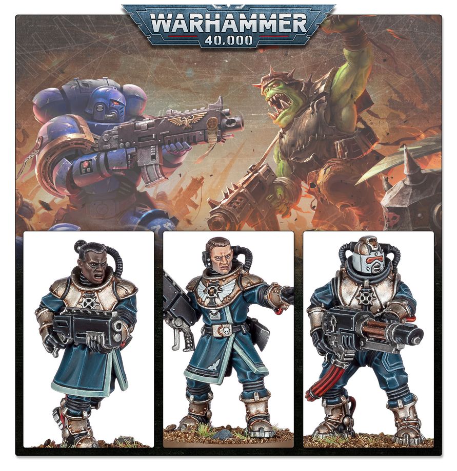 Warhammer 40k: Imperial Agents - Imperial Navy Breachers (68-30)