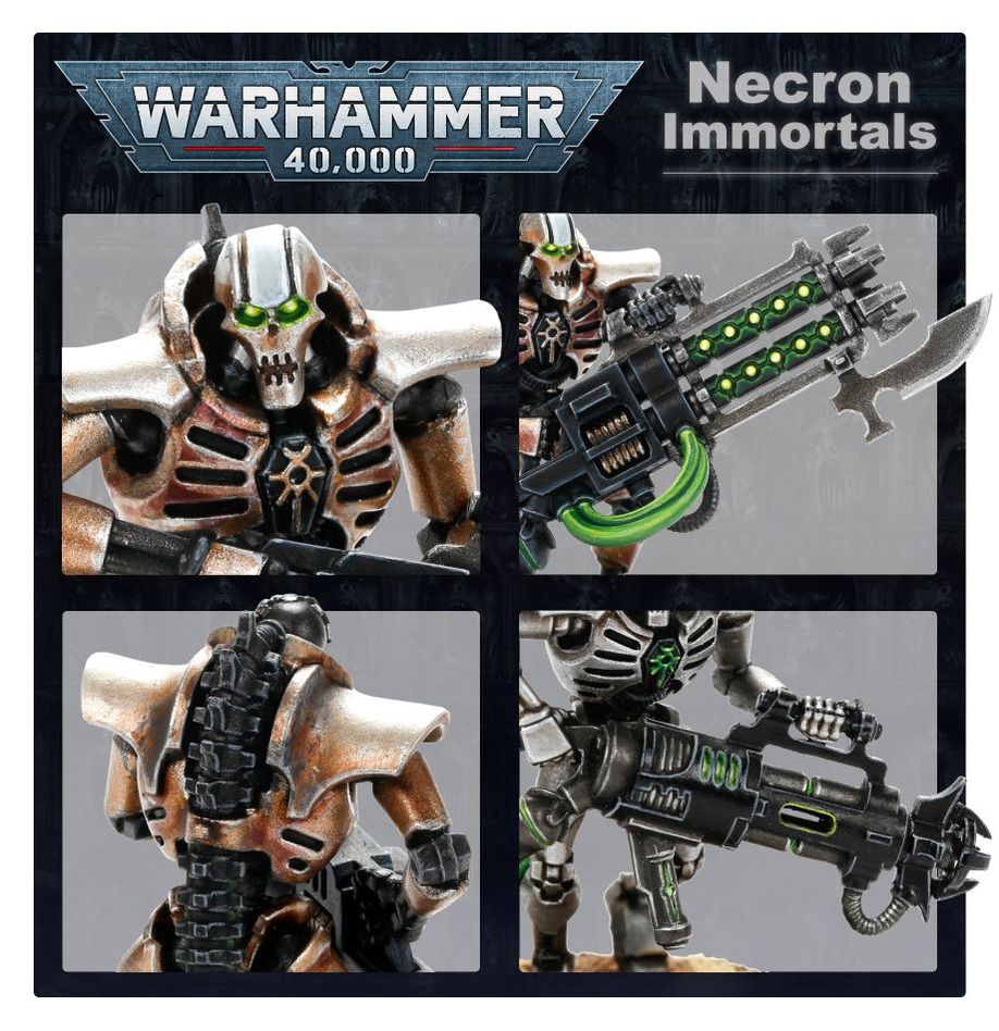 Warhammer 40K: Necrons - Immortals (Immortals/Deathmarks) (49-10)