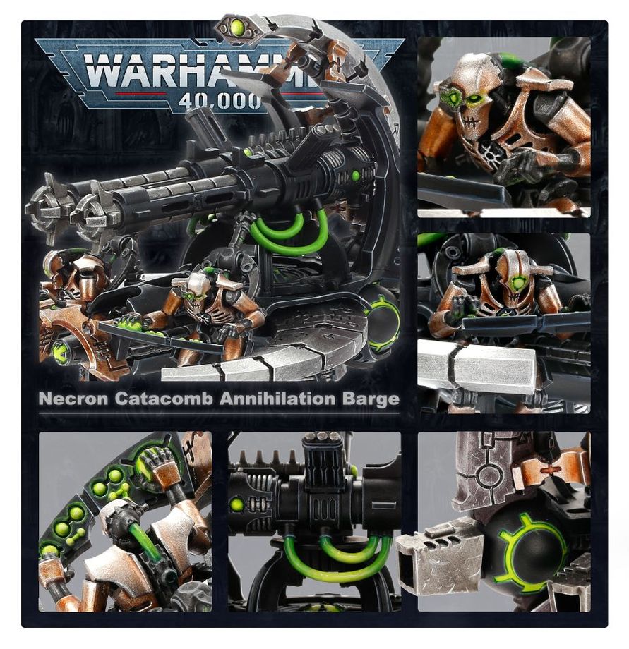 Warhammer 40k: Necrons - Catacomb Command Barge/Annihilation Barge (49-12)