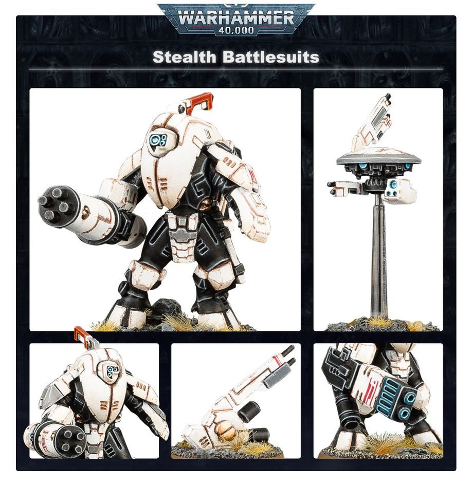 Warhammer 40k: T'au Empire - Stealth Battlesuits (56-14)