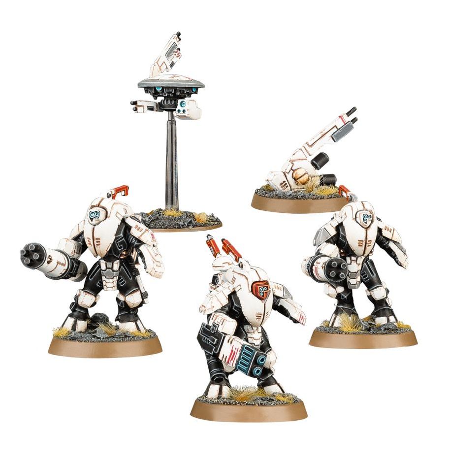 Warhammer 40k: T'au Empire - Stealth Battlesuits (56-14)