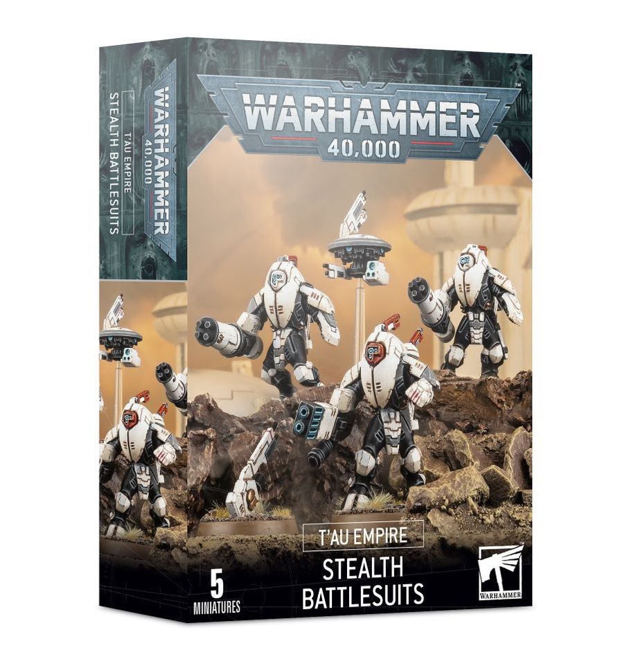 Warhammer 40k: T'au Empire - Stealth Battlesuits (56-14)