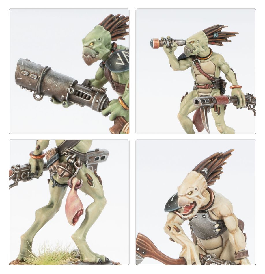 Warhammer 40k: T'au Empire - Kroot Carnivores (56-48)