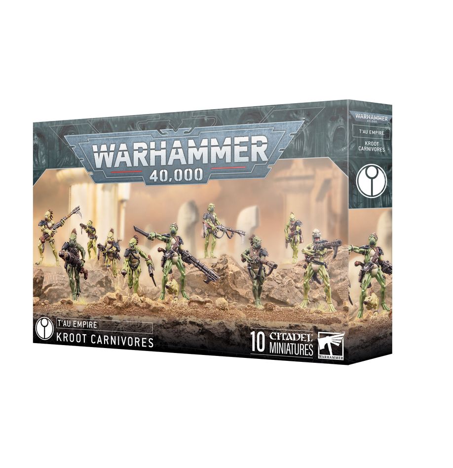 Warhammer 40k: T'au Empire - Kroot Carnivores (56-48)