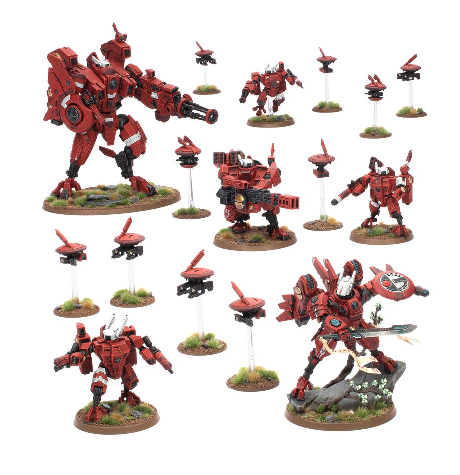Warhammer 40k: T'au Empire Battleforce - Farsight Cadre (71-56)