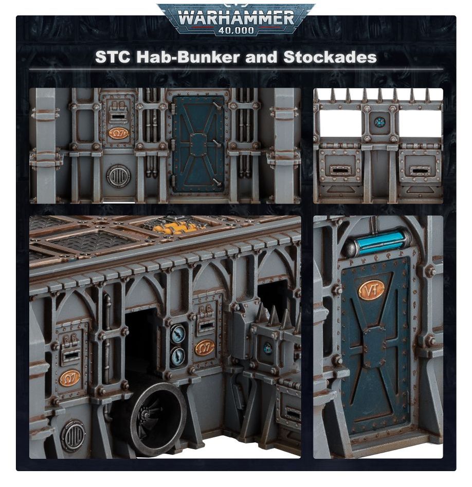 Warhammer 40k: Battlezone: Fronteris – STC Hab-Bunker and Stockades (64-55)