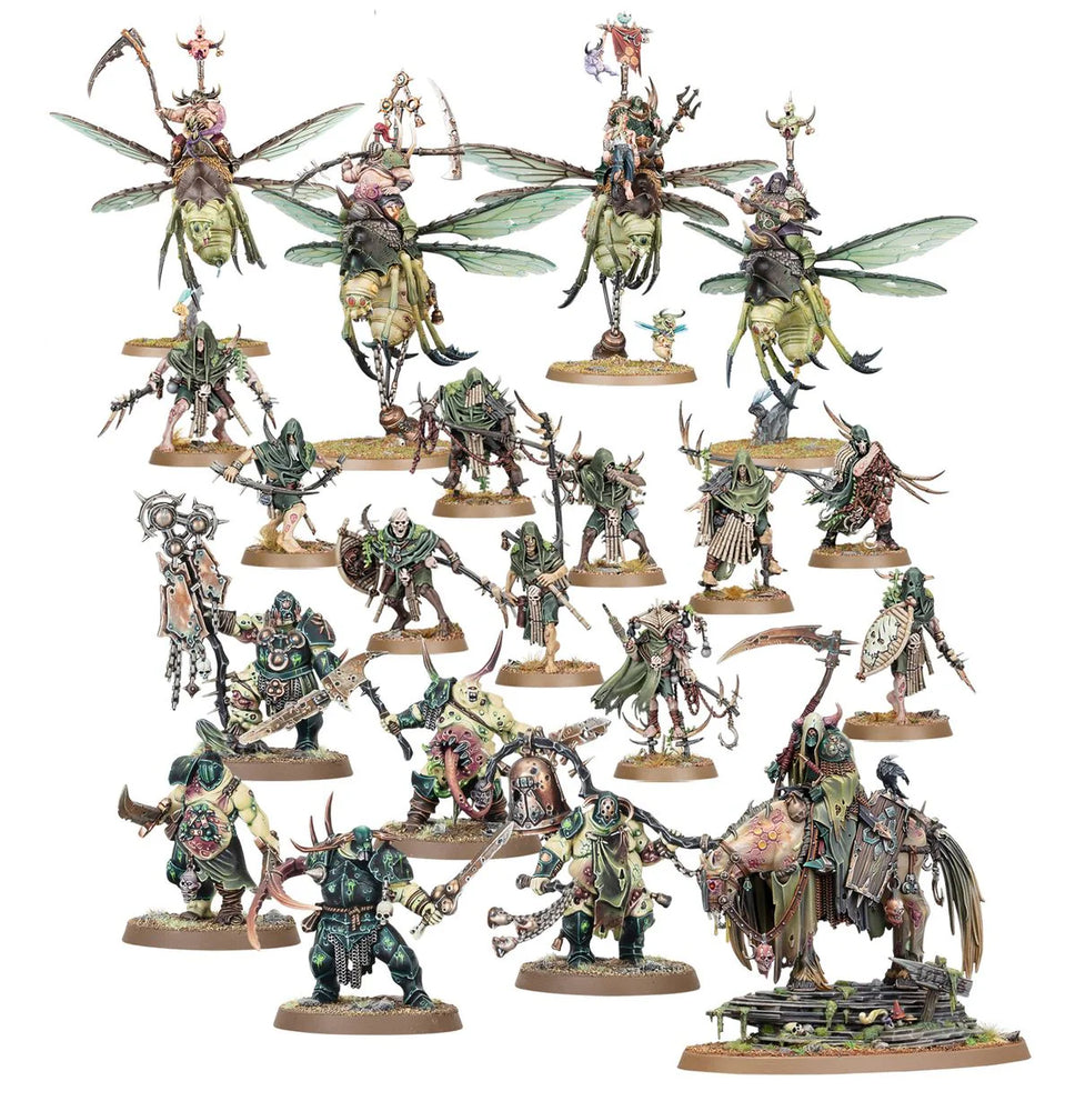 Warhammer Age of Sigmar: Maggotkin of Nurgle Battleforce - Shudderblight Cyst (83-102)