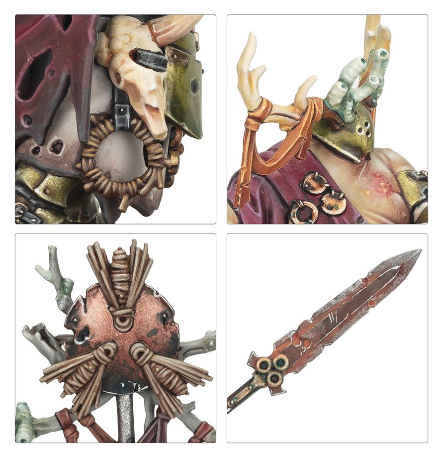 Warhammer Age of Sigmar: Maggotkin of Nurgle - Putrid Blightkings (83-28)