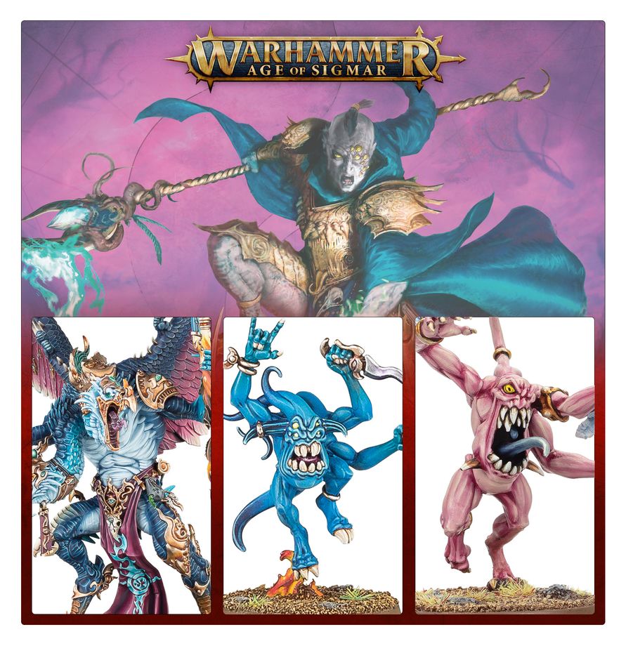Warhammer Age of Sigmar: Disciples of Tzeentch Battleforce - Warpflame Cavalcade (83-110)