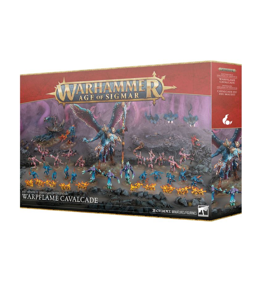 Warhammer Age of Sigmar: Disciples of Tzeentch Battleforce - Warpflame Cavalcade (83-110)