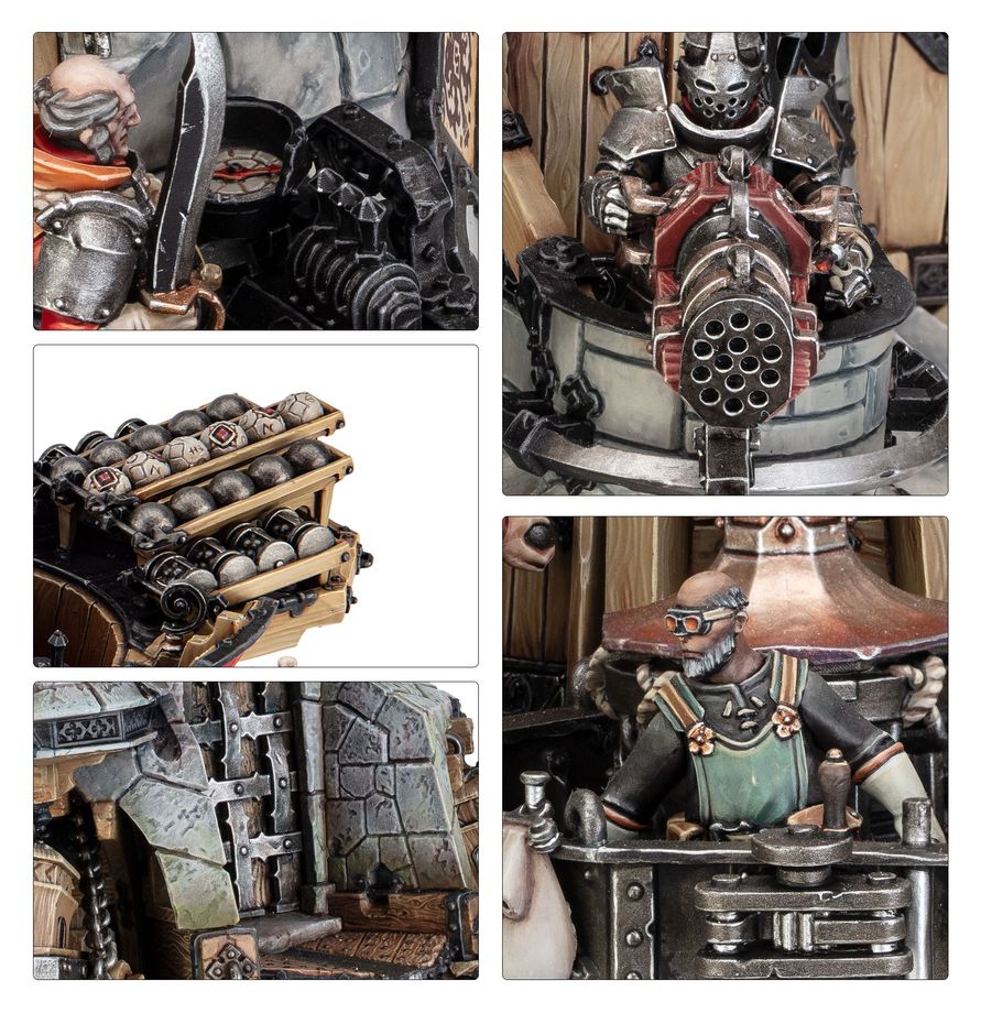 Warhammer Age of Sigmar: Cities of Sigmar - Cannonade Cogfort / Conqueror Cogfort (86-15)