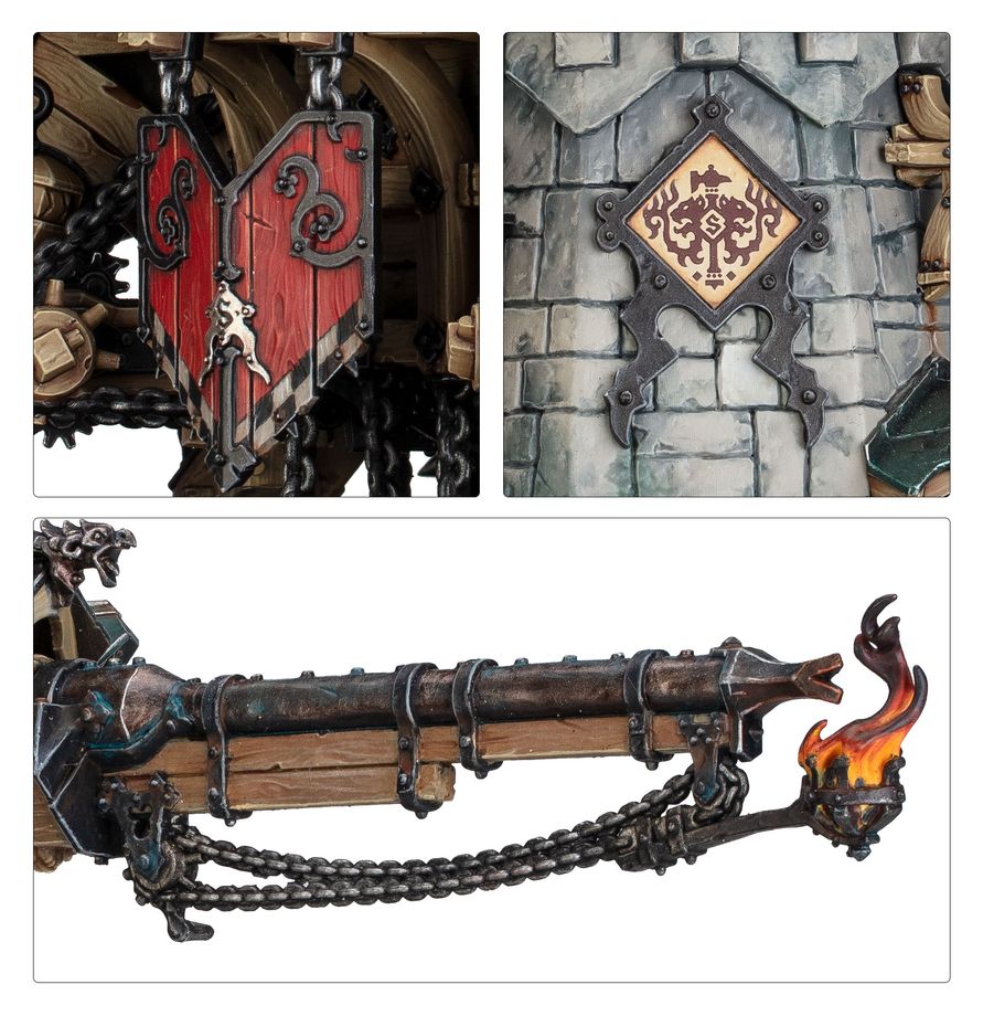 Warhammer Age of Sigmar: Cities of Sigmar - Cannonade Cogfort / Conqueror Cogfort (86-15)