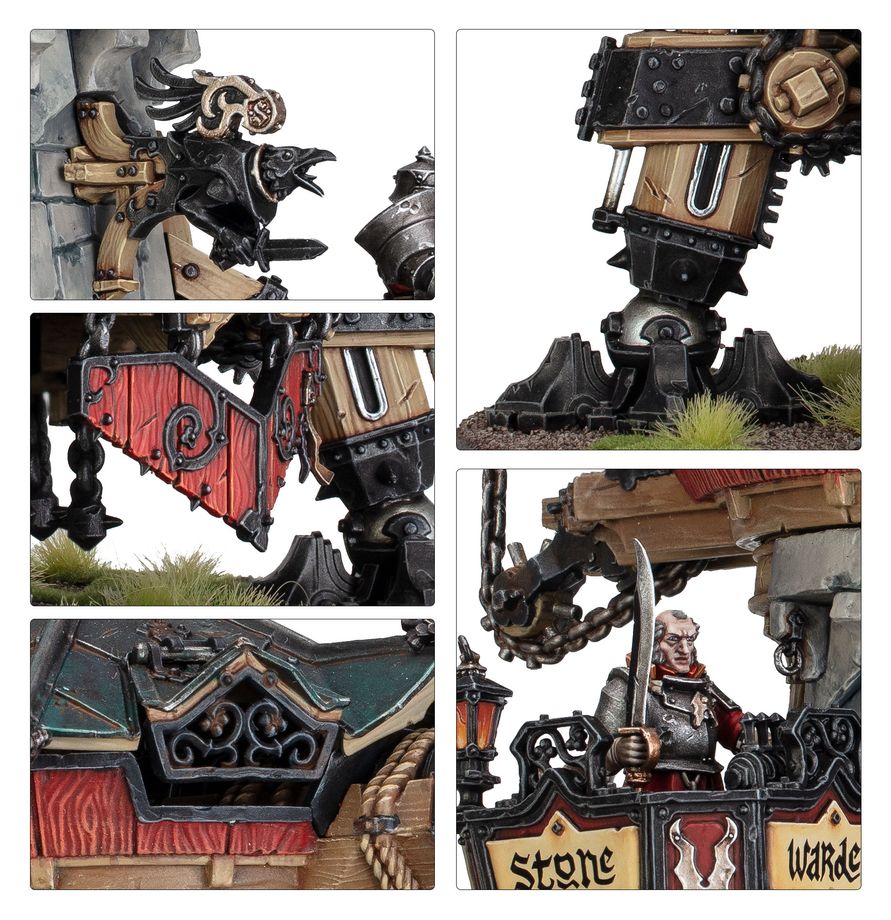 Warhammer Age of Sigmar: Cities of Sigmar - Cannonade Cogfort / Conqueror Cogfort (86-15)
