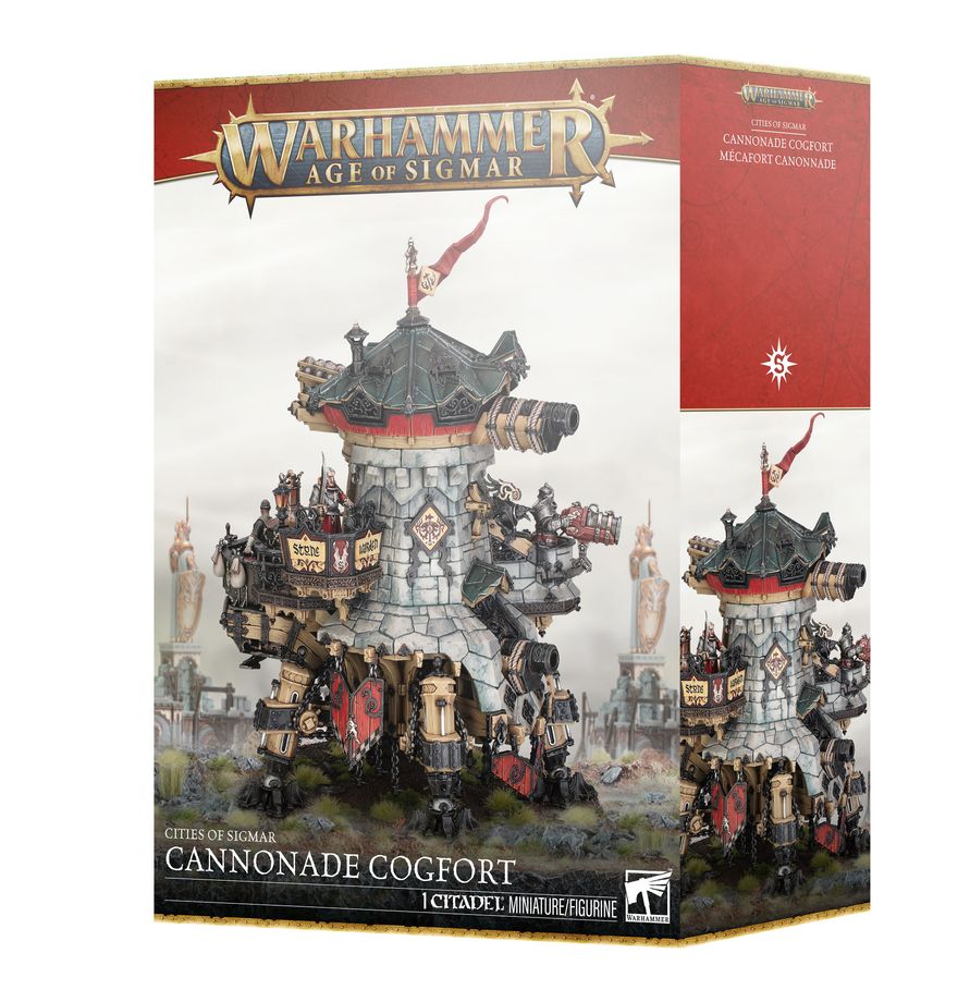 Warhammer Age of Sigmar: Cities of Sigmar - Cannonade Cogfort / Conqueror Cogfort (86-15)