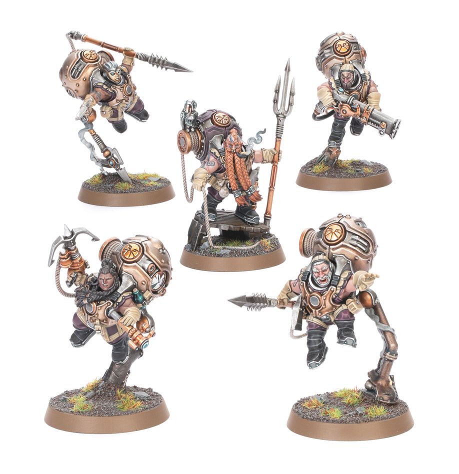 Warhammer Age of Sigmar: Kharadron Overlords - Vongrim Harpoon Crew (84-52)
