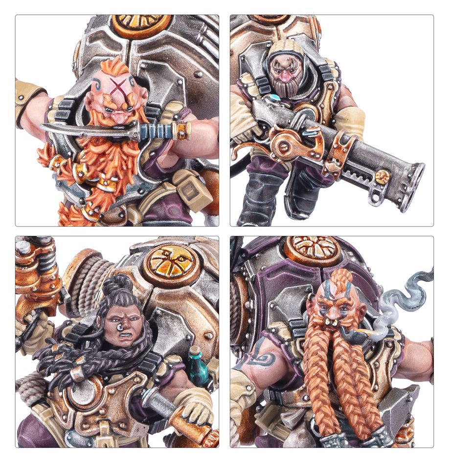 Warhammer Age of Sigmar: Kharadron Overlords - Vongrim Harpoon Crew (84-52)