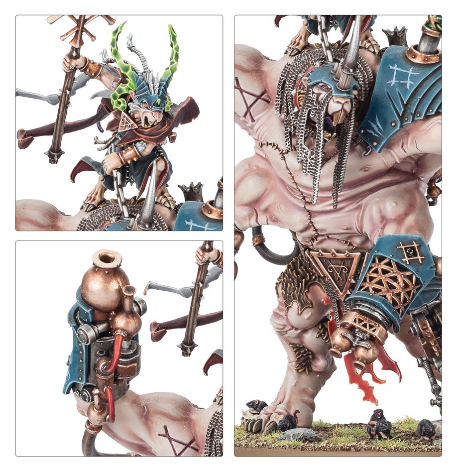 Warhammer Age of Sigmar: Skaven - Thanquol on Boneripper (90-16)