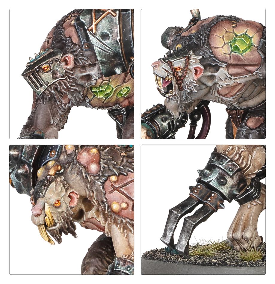 Warhammer Age of Sigmar: Skaven - Rat Ogors (90-13)