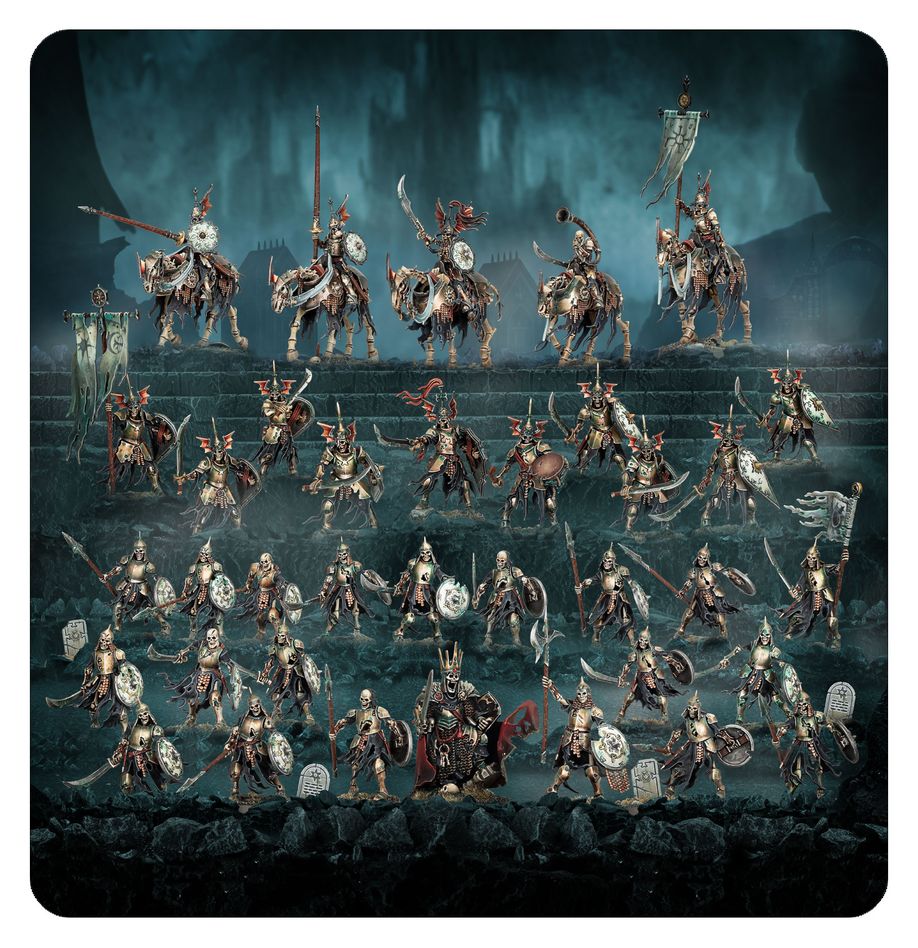 Warhammer Age of Sigmar: Spearhead - Soulblight Gravelords: Deathrattle Tomb Host (70-16)