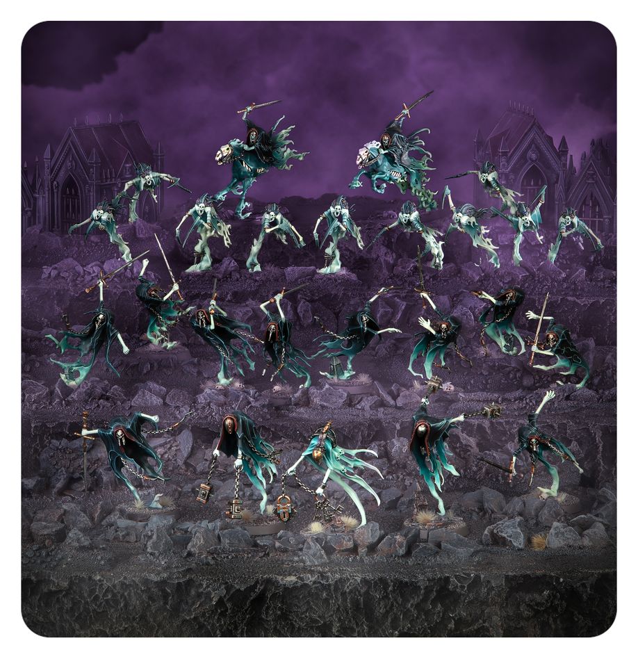 Warhammer Age of Sigmar: Spearhead - Nighthaunt: Cursed Shacklehorde (70-914)