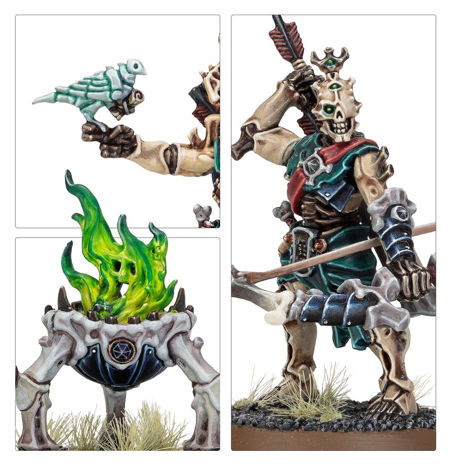 Warhammer Age of Sigmar: Ossiarch Bonereapers - Mortek Triaxes (94-45)