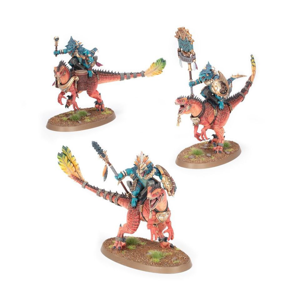 Warhammer Age of Sigmar: Seraphon - Aggradon Lancers (88-18)