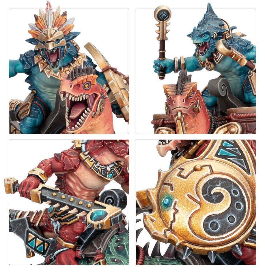 Warhammer Age of Sigmar: Seraphon - Aggradon Lancers (88-18)