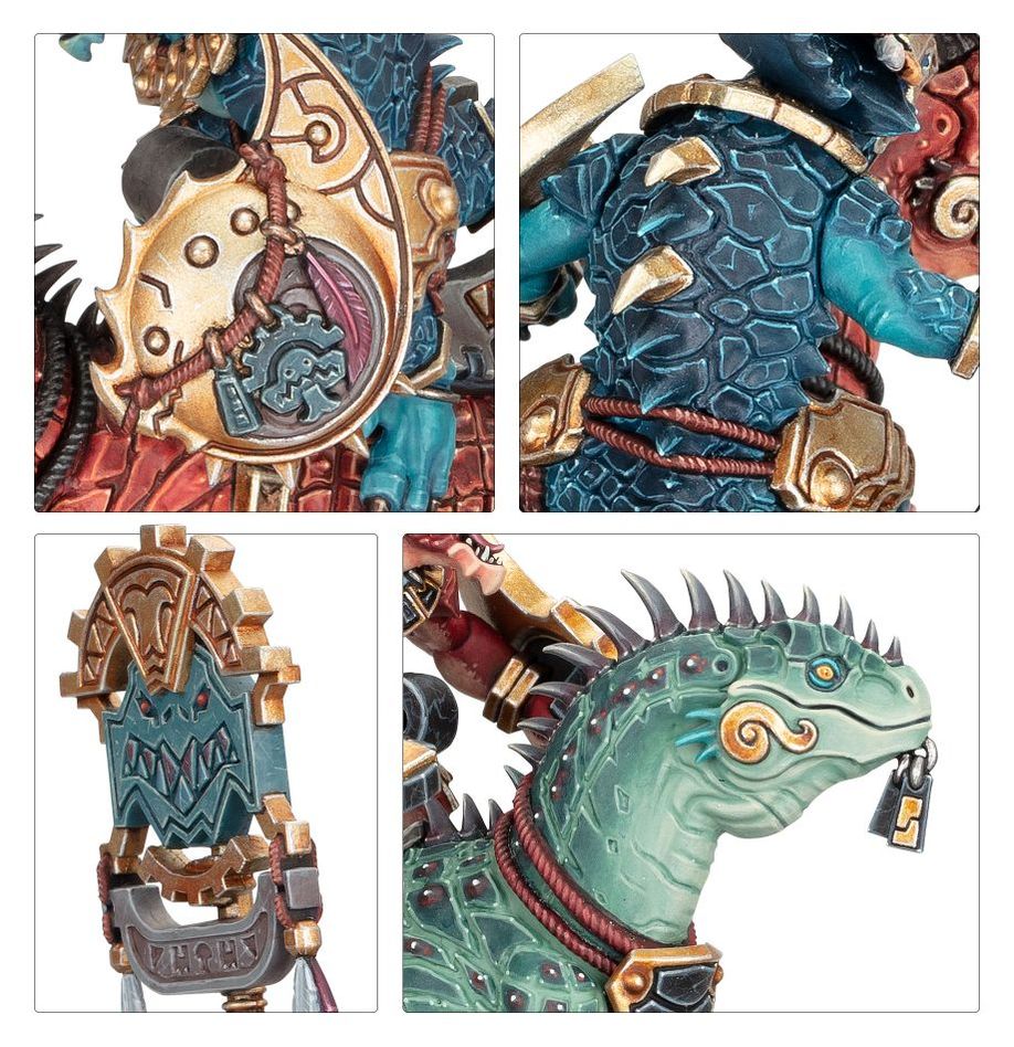 Warhammer Age of Sigmar: Seraphon - Aggradon Lancers (88-18)