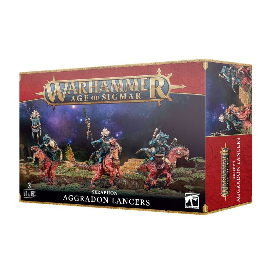 Warhammer Age of Sigmar: Seraphon - Aggradon Lancers (88-18)