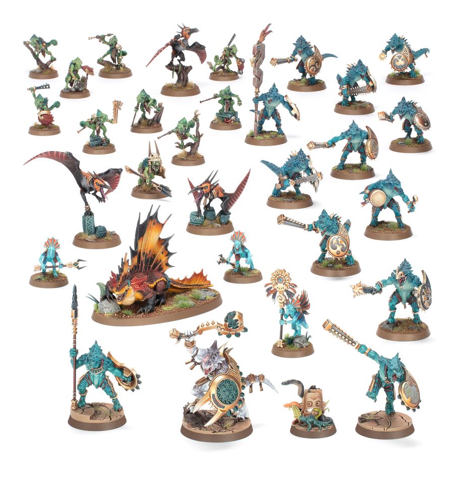 Warhammer Age of Sigmar: Spearhead - Seraphon: Sunblooded Prowlers (70-882)