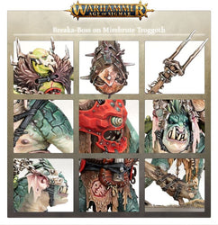 Warhammer Age of Sigmar: Orruk Warclans - Breaka-Boss on Mirebrute Troggoth (89-68)