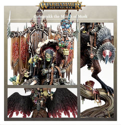 Warhammer Age of Sigmar: Orruk Warclans - Gobsprakk, the Mouth of Mork (Killaboss on Corpse-Rippa Vulcha) (89-73)