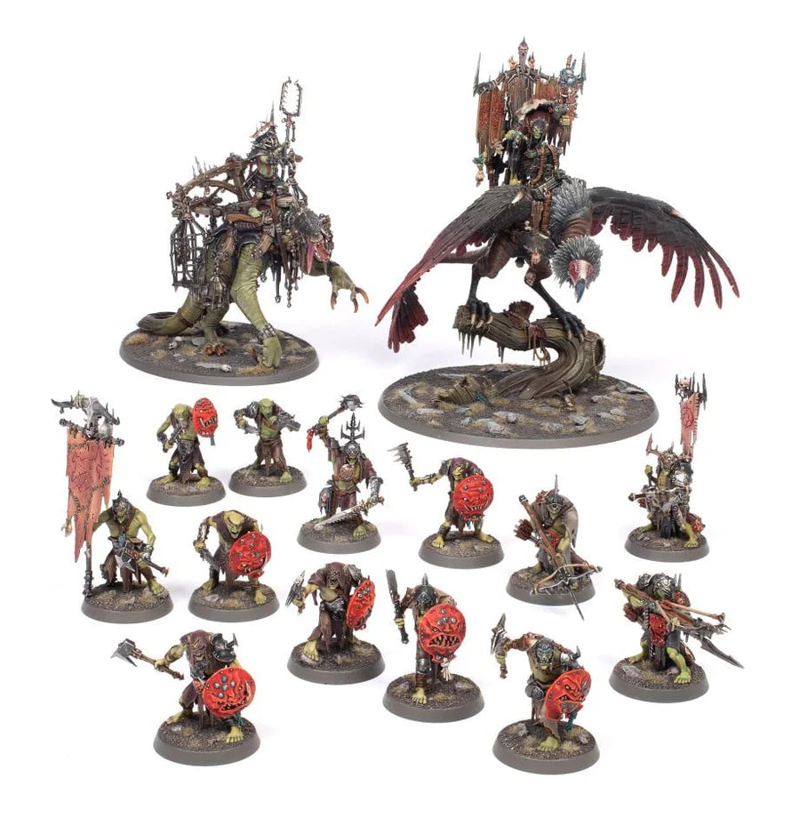 Warhammer Age of Sigmar: Orruk Warclans Battleforce - Kruleboyz Swamp-Lurkers (89-53)