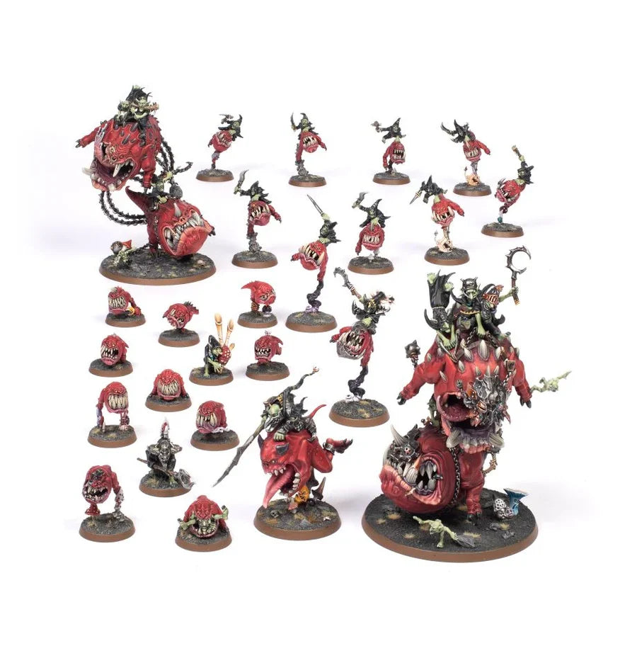 Warhammer Age of Sigmar: Gloomspite Gitz Battleforce - Stampeding Squigalanche (89-80)