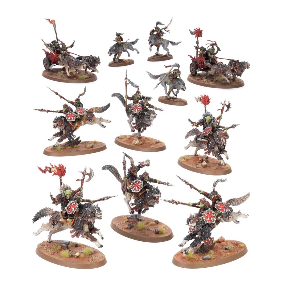 Warhammer Age of Sigmar: Spearhead - Gloomspite Gitz: Snarlpack Huntaz (70-02)