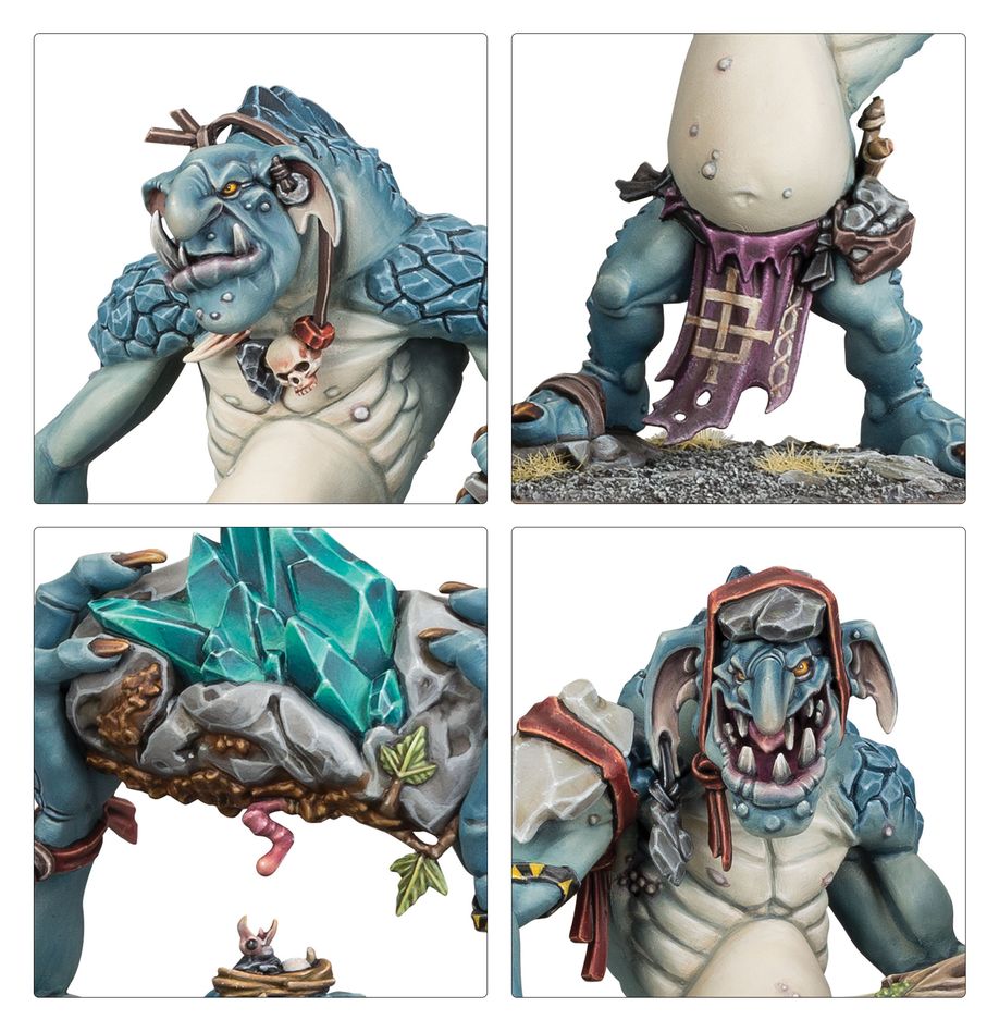 Warhammer Age of Sigmar: Gloomspite Gitz - Rockgut Troggoths (89-33)