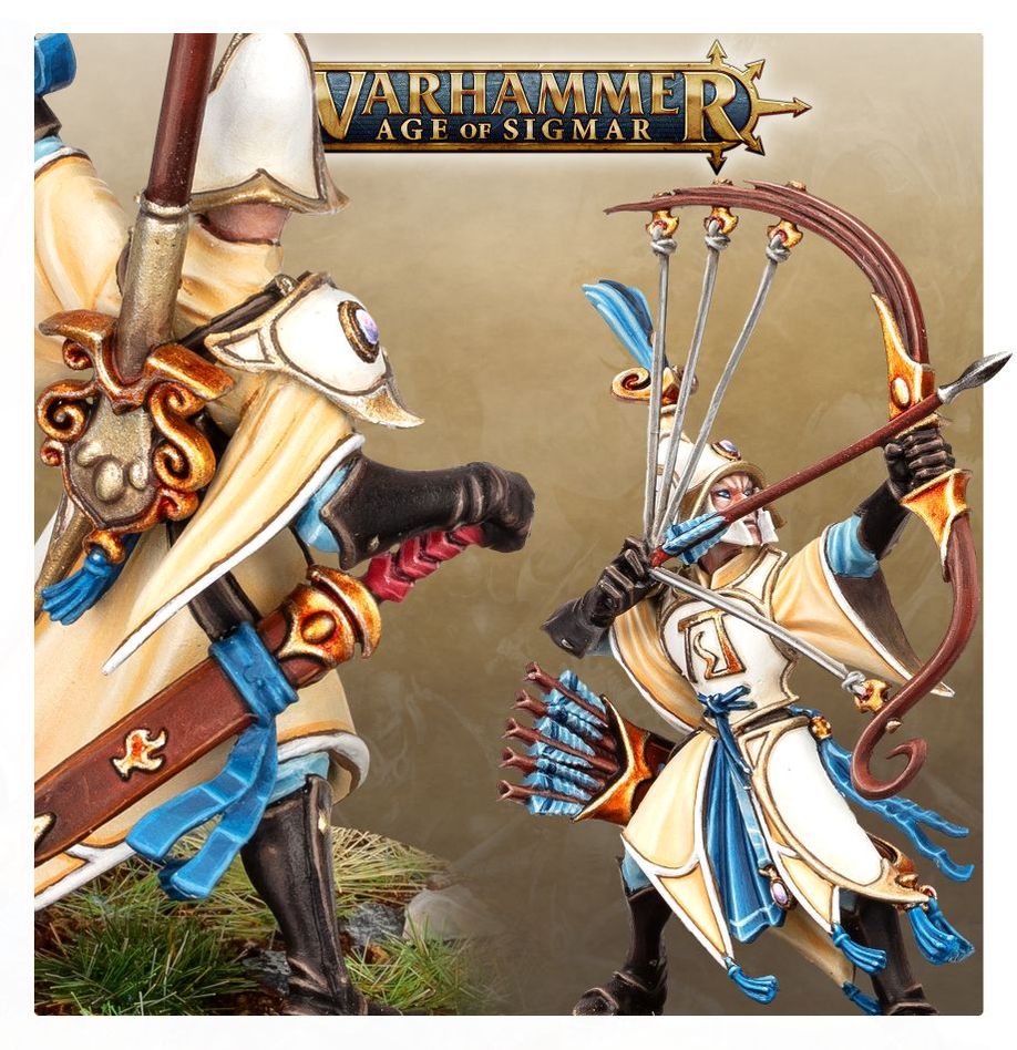Warhammer Age of Sigmar: Lumineth Realm-Lords - Vanari Auralan Sentinels (87-58)