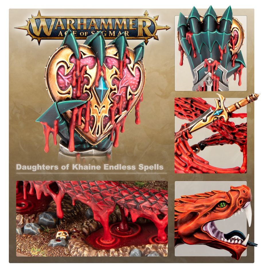 Warhammer Age of Sigmar: Daughters of Khaine - Endless Spells (85-22)